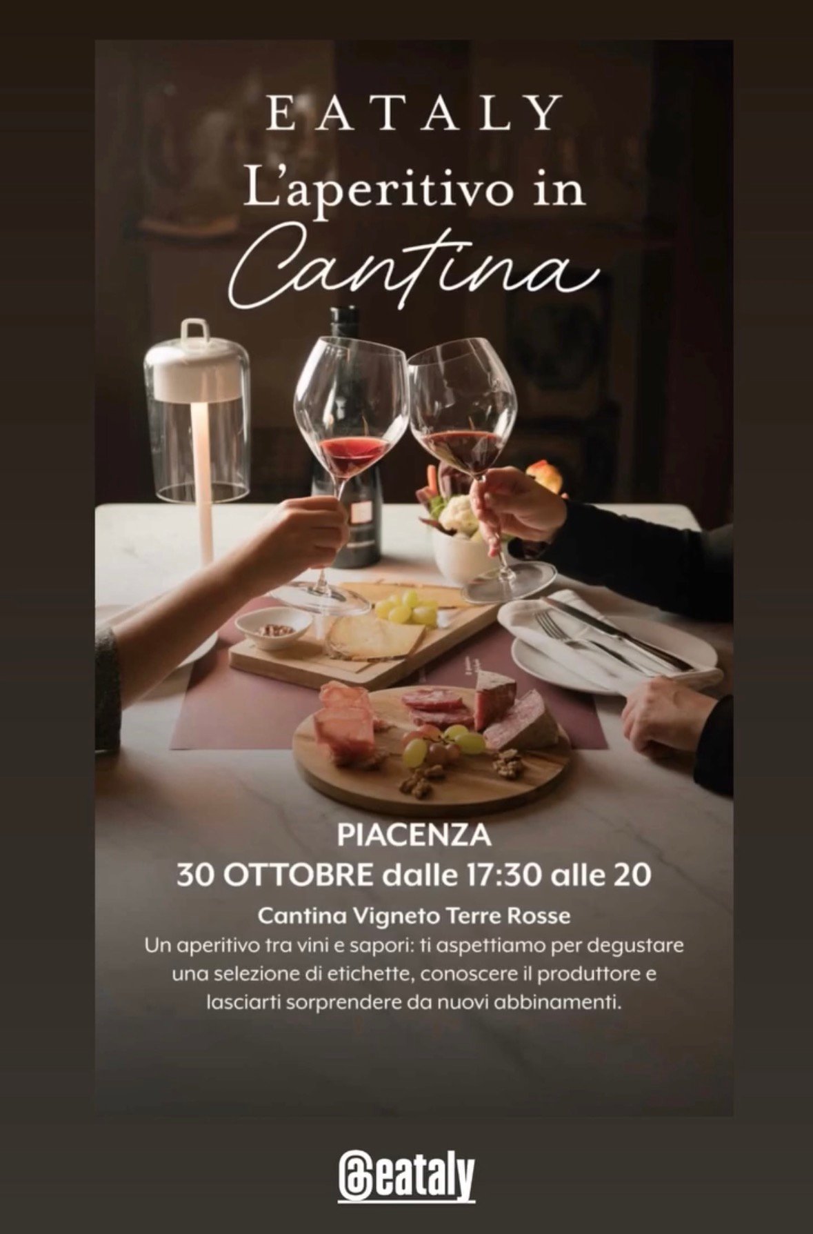 L'APERITIVO IN CANTINA