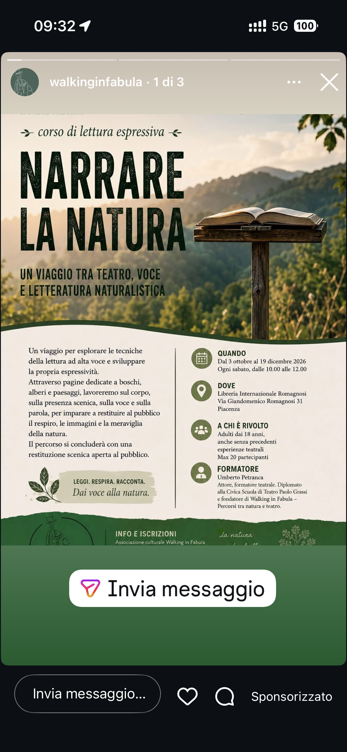 NARRARE LA NATURA