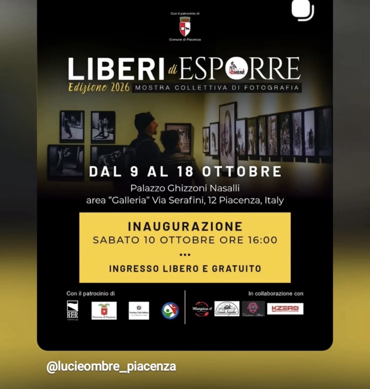 LIBERI DI ESPORRE