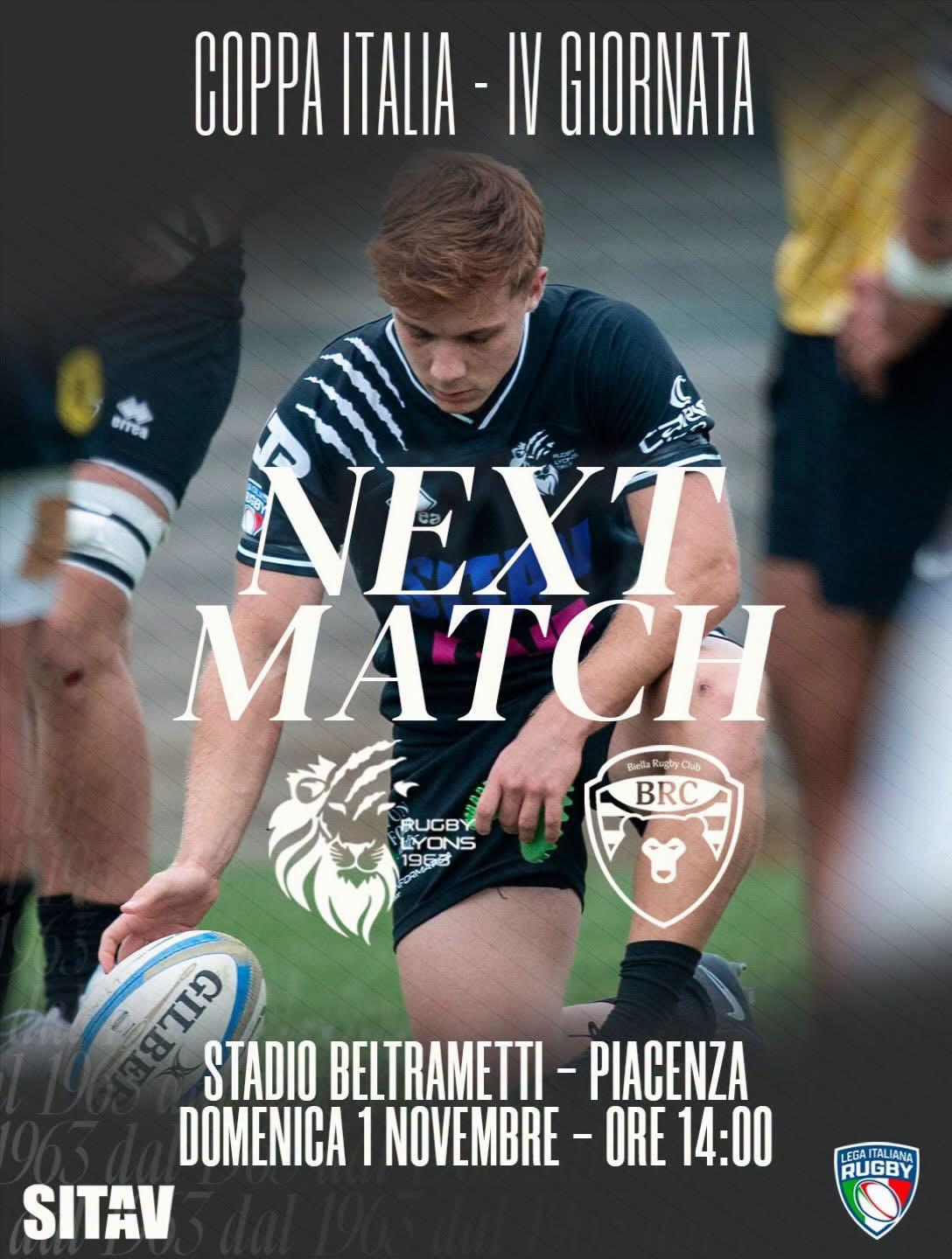 PARTITA RUGBY COPPA ITALIA