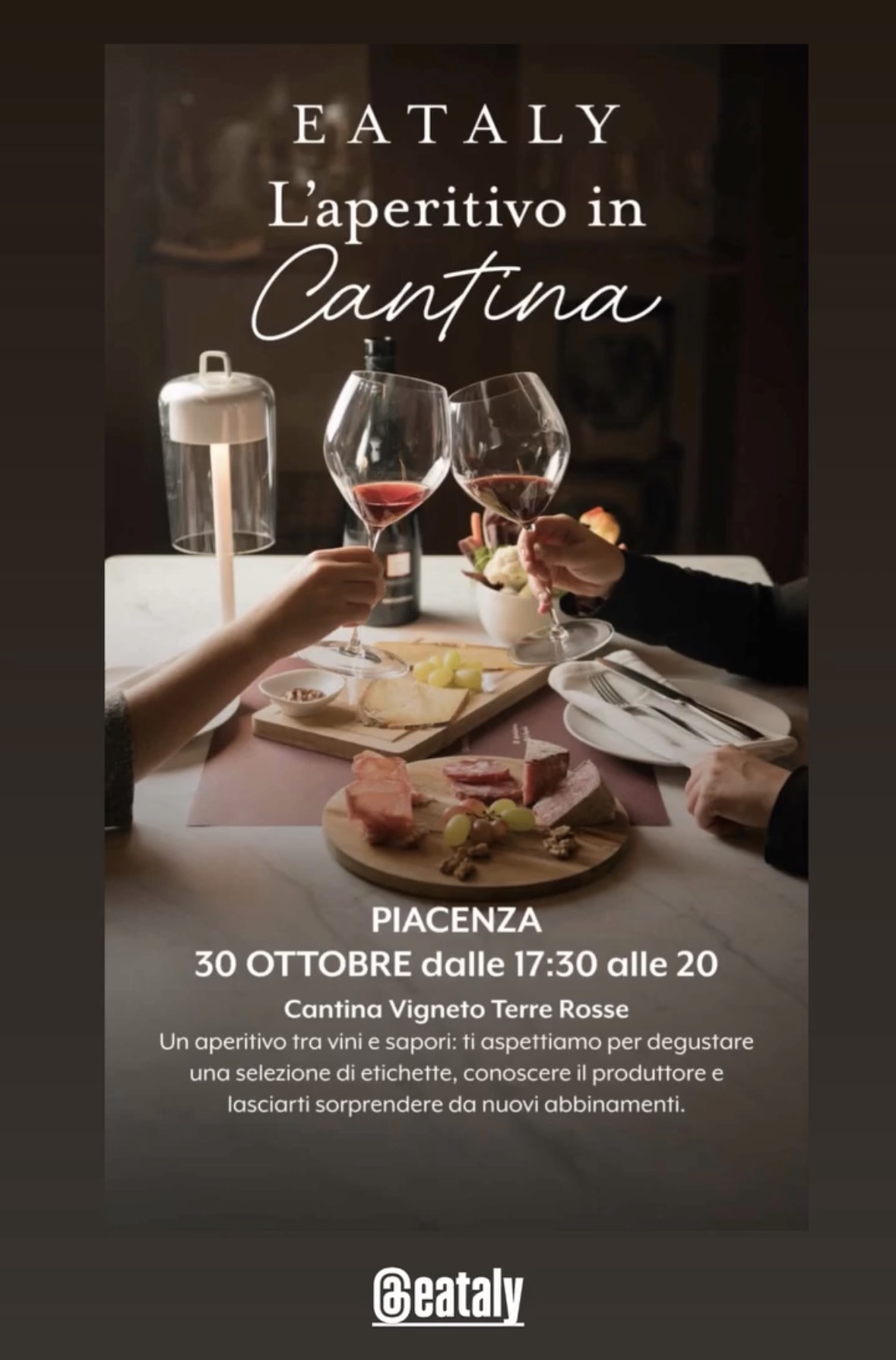 L'APERITIVO IN CANTINA